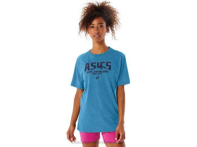 1977 MTn Tee Island Blue Heather Asics XXPD42