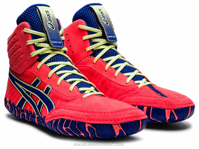 Aggressor 4 Blazing Coral/Lapis Lazuli Blue Asics XXPD1833