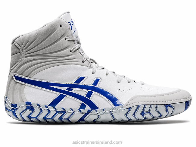 Aggressor 5 White/Lapis Lazuli Blue Asics XXPD1096