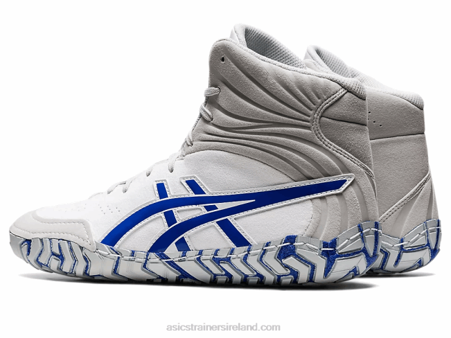 Aggressor 5 White/Lapis Lazuli Blue Asics XXPD1096