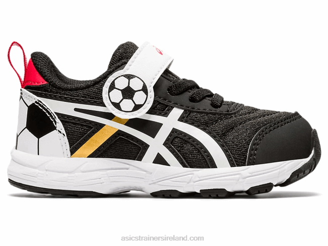 Contend 6 Toddler Size Black/Pure Gold Asics XXPD4556