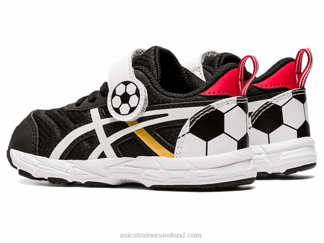 Contend 6 Toddler Size Black/Pure Gold Asics XXPD4556