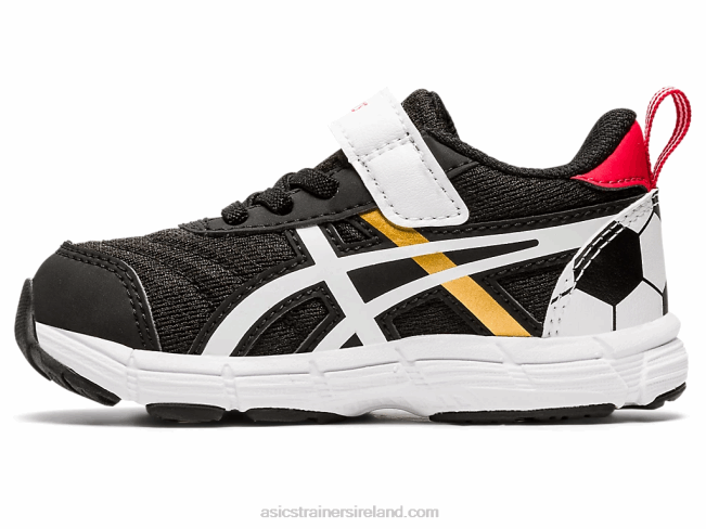 Contend 6 Toddler Size Black/Pure Gold Asics XXPD4556