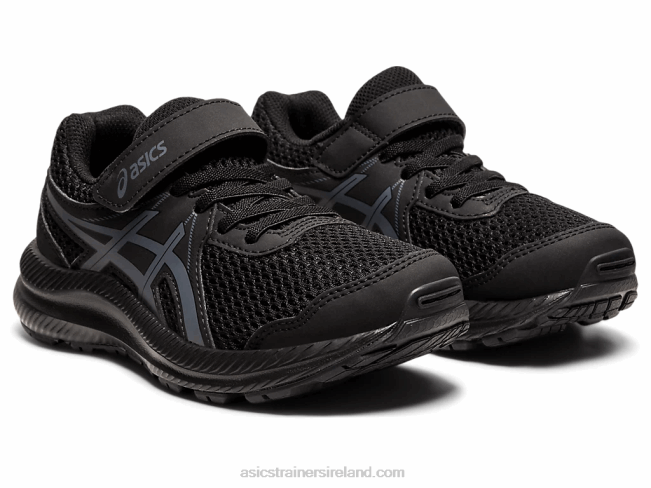 Contend 7 Pre-School Black/Carrier Grey Asics XXPD4413