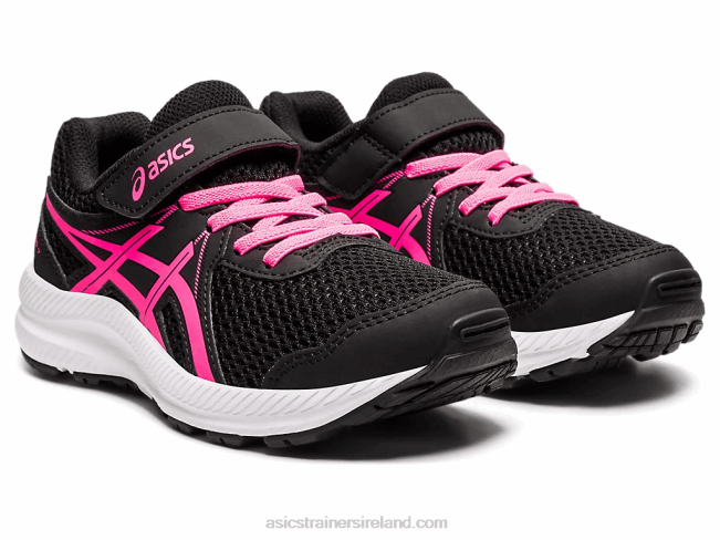 Contend 7 Pre-School Black/Hot Pink Asics XXPD4541