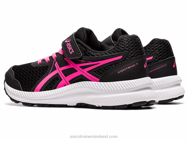 Contend 7 Pre-School Black/Hot Pink Asics XXPD4541