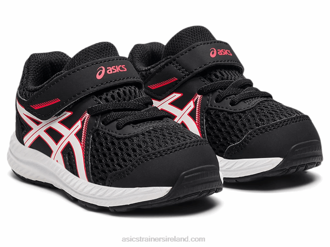 Contend 7 Toddler Size Black/Electric Red Asics XXPD4523