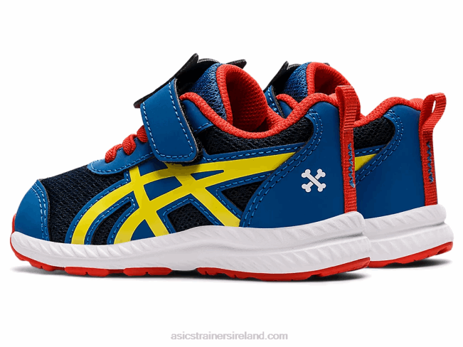 Contend 7 Toddler Size Lake Drive/Vibrant Yellow Asics XXPD4475