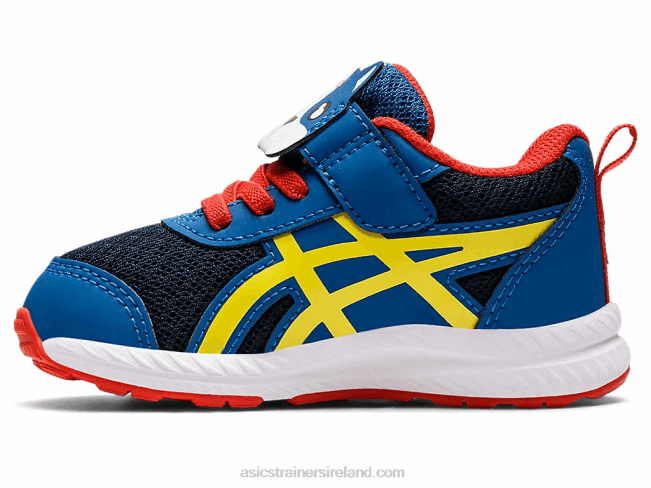 Contend 7 Toddler Size Lake Drive/Vibrant Yellow Asics XXPD4475