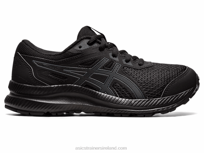 Contend 8 Grade School Black/Carrier Grey Asics XXPD4402