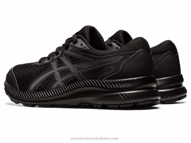 Contend 8 Grade School Black/Carrier Grey Asics XXPD4402