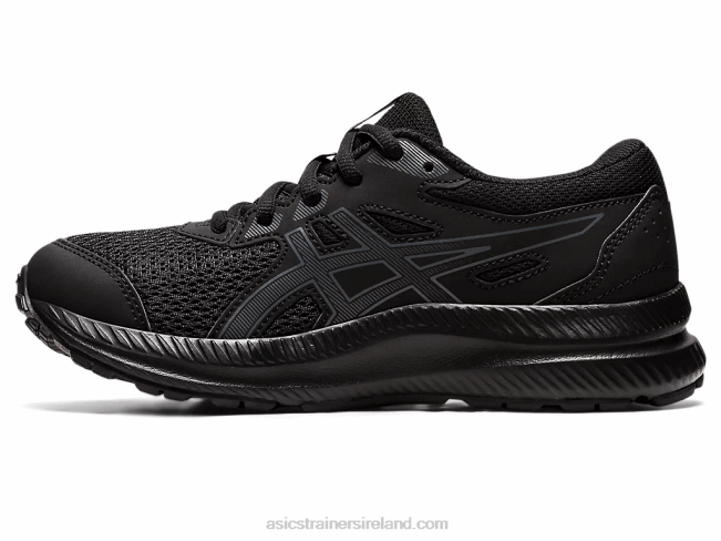 Contend 8 Grade School Black/Carrier Grey Asics XXPD4402