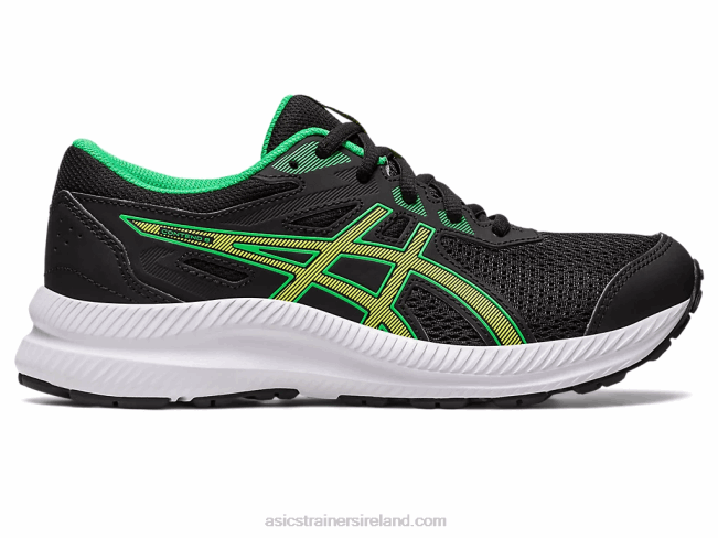 Contend 8 Grade School Black/Lime Zest Asics XXPD4246