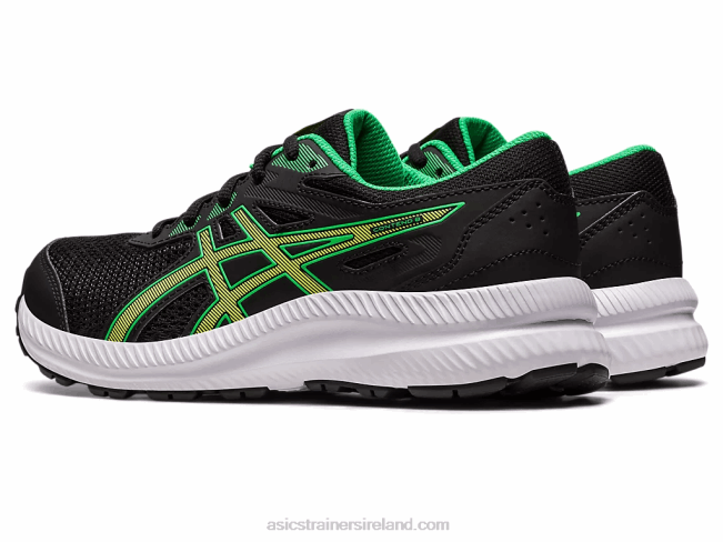 Contend 8 Grade School Black/Lime Zest Asics XXPD4246