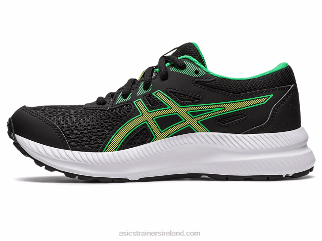 Contend 8 Grade School Black/Lime Zest Asics XXPD4246