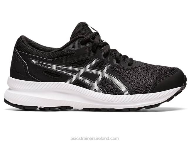 Contend 8 Grade School Black/White Asics XXPD4395