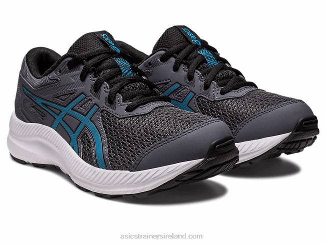 Contend 8 Grade School Carrier Grey/Island Blue Asics XXPD4245