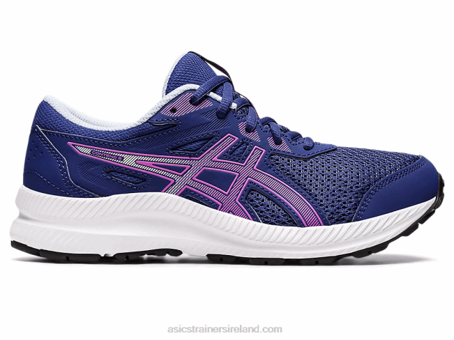 Contend 8 Grade School Dive Blue/Orchid Asics XXPD4399