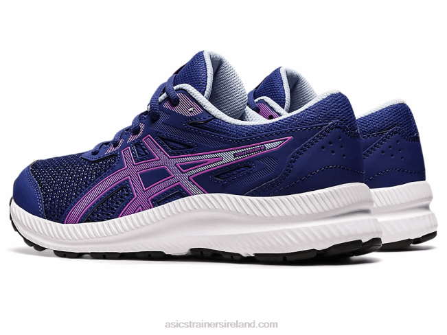 Contend 8 Grade School Dive Blue/Orchid Asics XXPD4399