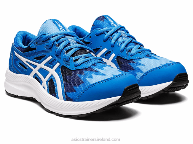 Contend 8 Grade School Electric Blue/White Asics XXPD4345