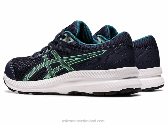 Contend 8 Grade School Midnight/New Leaf Asics XXPD4397