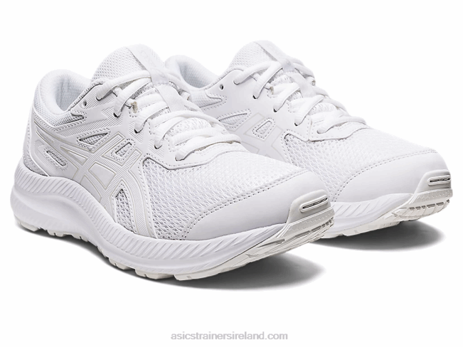 Contend 8 Grade School White Asics XXPD4332