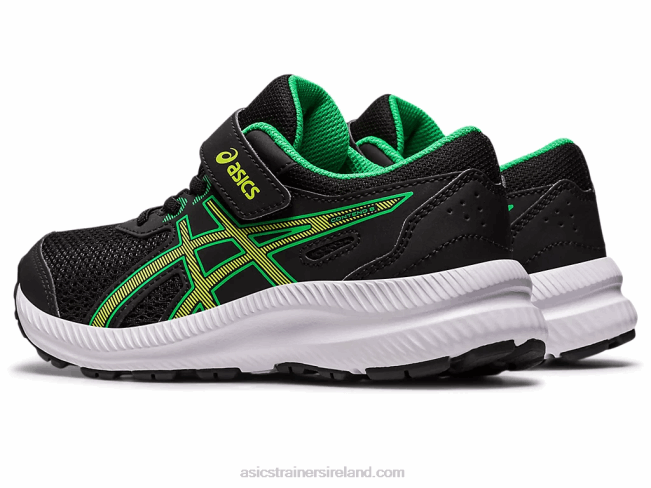 Contend 8 Pre-School Black/Lime Zest Asics XXPD4243