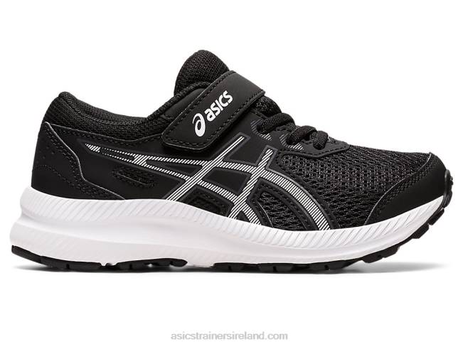 Contend 8 Pre-School Black/White Asics XXPD4330