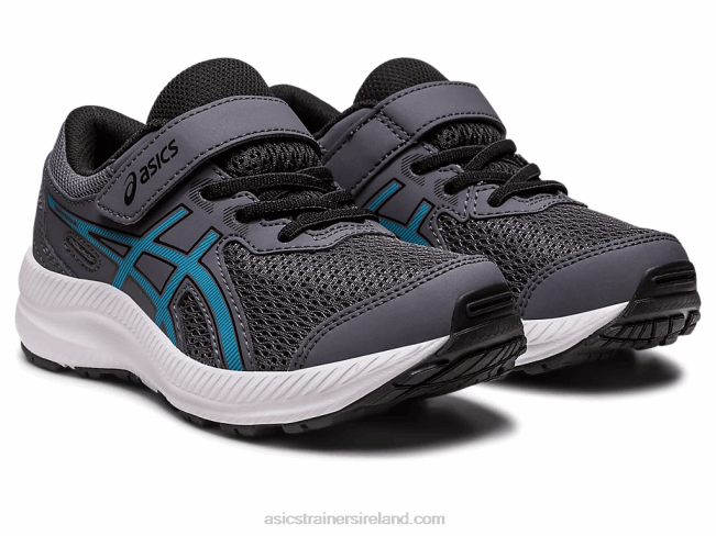 Contend 8 Pre-School Carrier Grey/Island Blue Asics XXPD4241