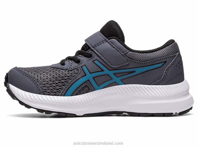 Contend 8 Pre-School Carrier Grey/Island Blue Asics XXPD4241