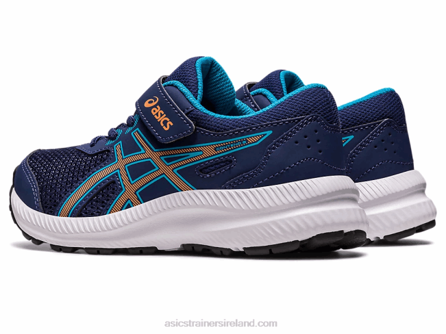 Contend 8 Pre-School Indigo Blue/Sun Peach Asics XXPD4252