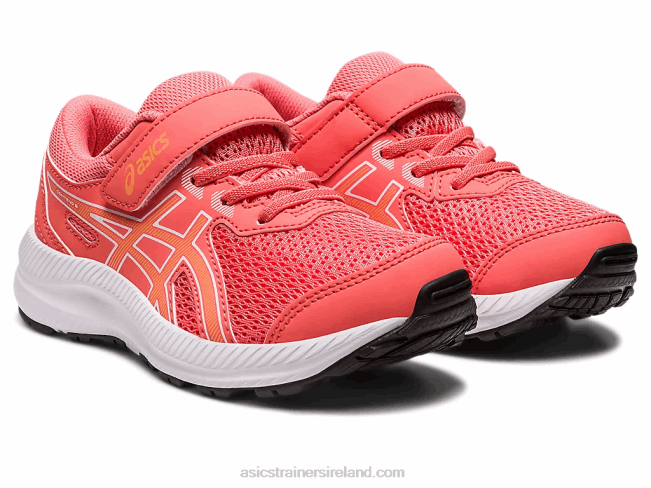 Contend 8 Pre-School Papaya/Summer Dune Asics XXPD4259