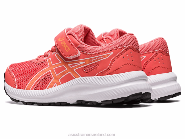 Contend 8 Pre-School Papaya/Summer Dune Asics XXPD4259