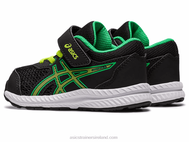 Contend 8 Toddler Size Black/Lime Zest Asics XXPD4316