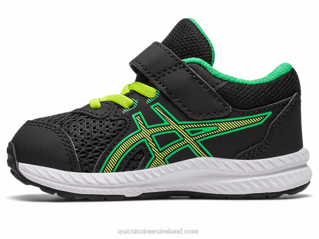 Contend 8 Toddler Size Black/Lime Zest Asics XXPD4316