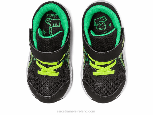 Contend 8 Toddler Size Black/Lime Zest Asics XXPD4316