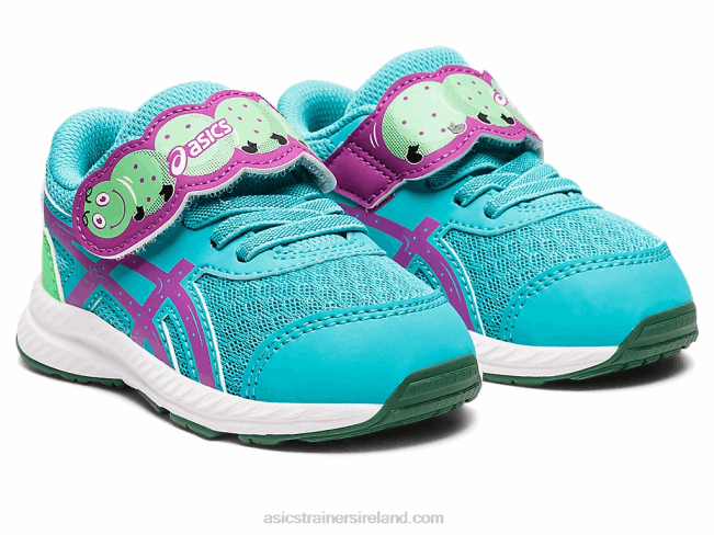 Contend 8 Toddler Size School Yard Sea Glass/Orchid Asics XXPD4411