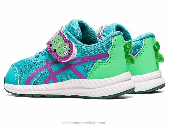 Contend 8 Toddler Size School Yard Sea Glass/Orchid Asics XXPD4411