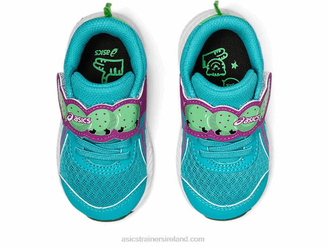 Contend 8 Toddler Size School Yard Sea Glass/Orchid Asics XXPD4411