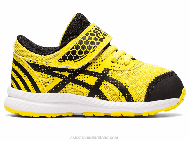 Contend 8 Toddler Size School Yard Vibrant Yellow/Black Asics XXPD4406