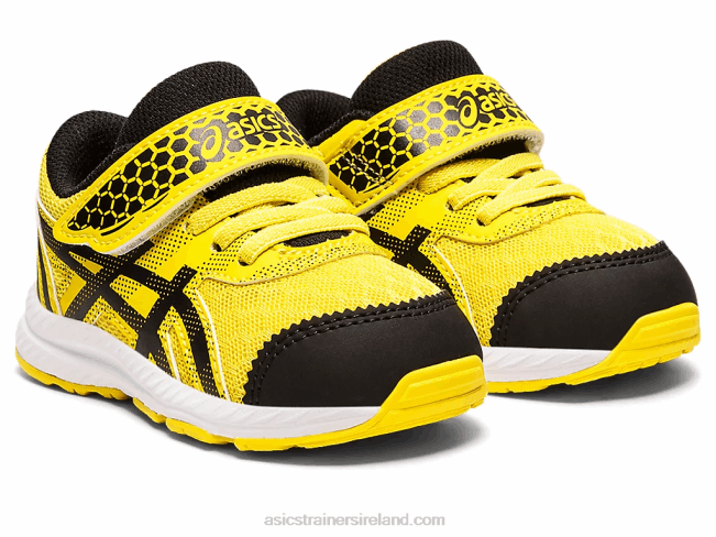 Contend 8 Toddler Size School Yard Vibrant Yellow/Black Asics XXPD4406