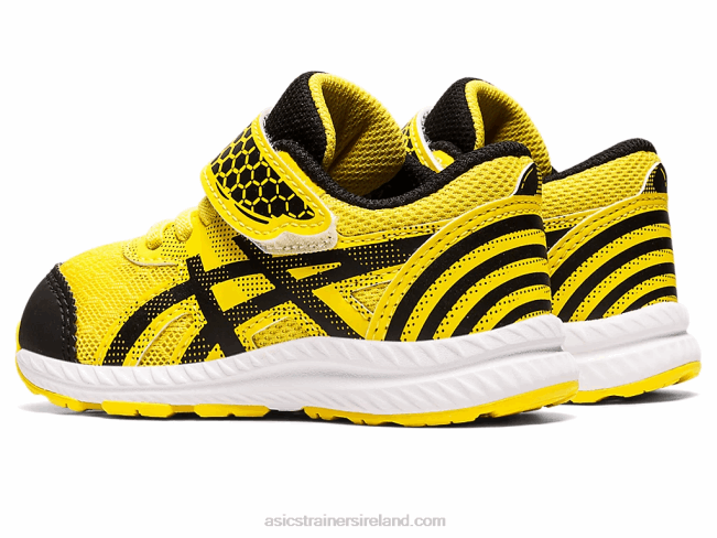 Contend 8 Toddler Size School Yard Vibrant Yellow/Black Asics XXPD4406