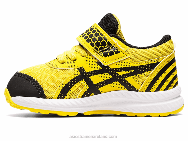 Contend 8 Toddler Size School Yard Vibrant Yellow/Black Asics XXPD4406