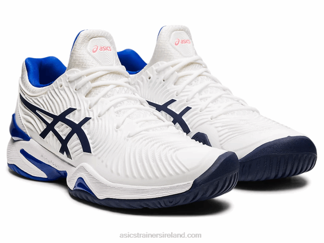 Court FF 2 White/Lapis Lazuli Blue Asics XXPD3902