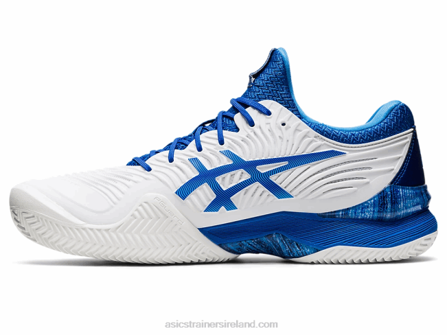 Court FF Novak Clay White/Tuna Blue Asics XXPD1003