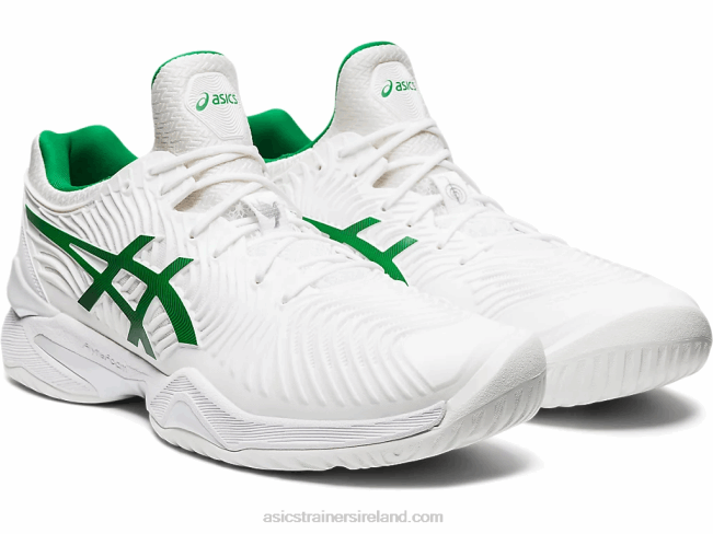 Court FF Novak White/Green Asics XXPD2063