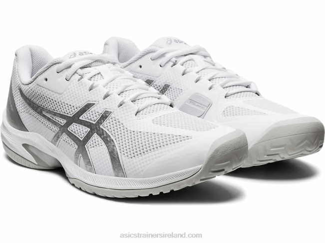 Court Speed FF White/Pure Silver Asics XXPD2009