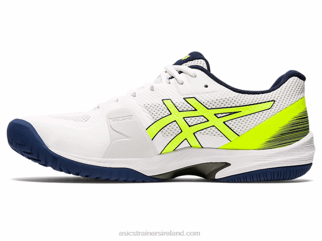 Court Speed FF White/Safety Yellow Asics XXPD2054