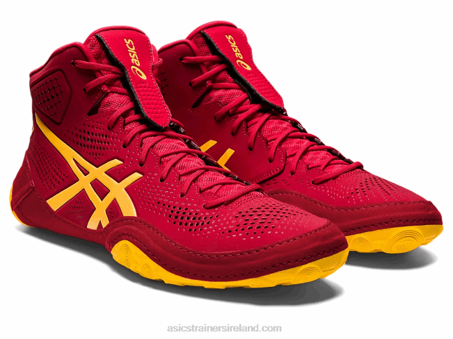 Dan Gable Evo 2 Cranberry/Saffron Asics XXPD1118