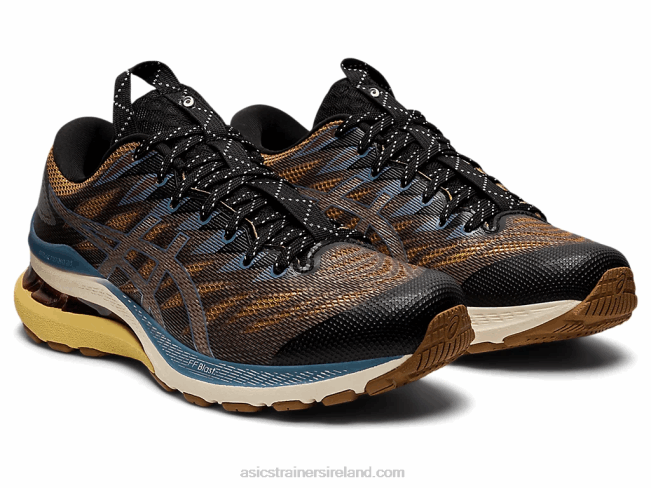 Fn3-S Gel-Kayano 28 Anthracite/Antique Gold Asics XXPD3139